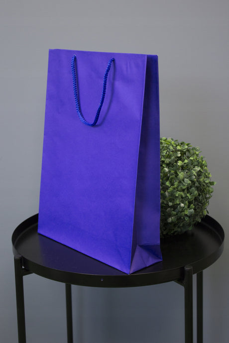 Torba papierowa ECO prestige 300x100x400mm Granatowa