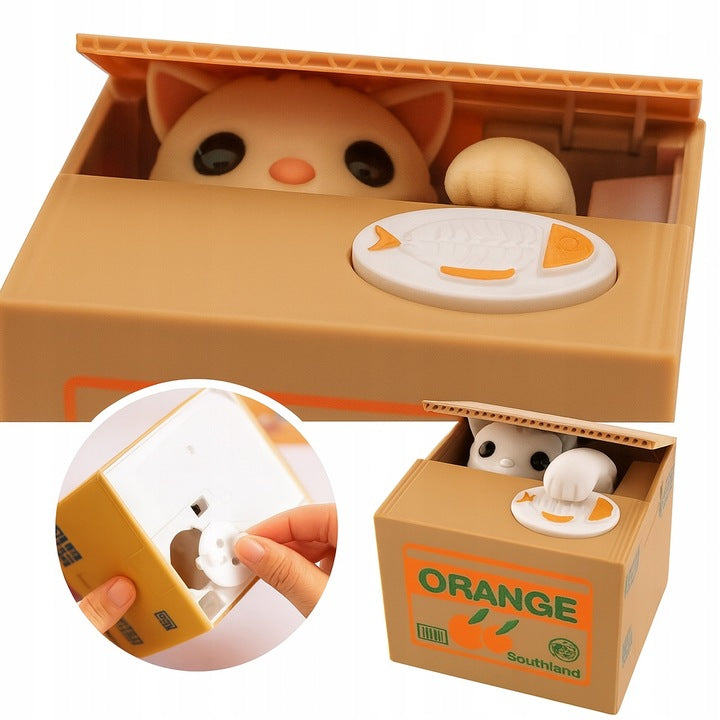 Interaktywna skarbonka Kot na monety