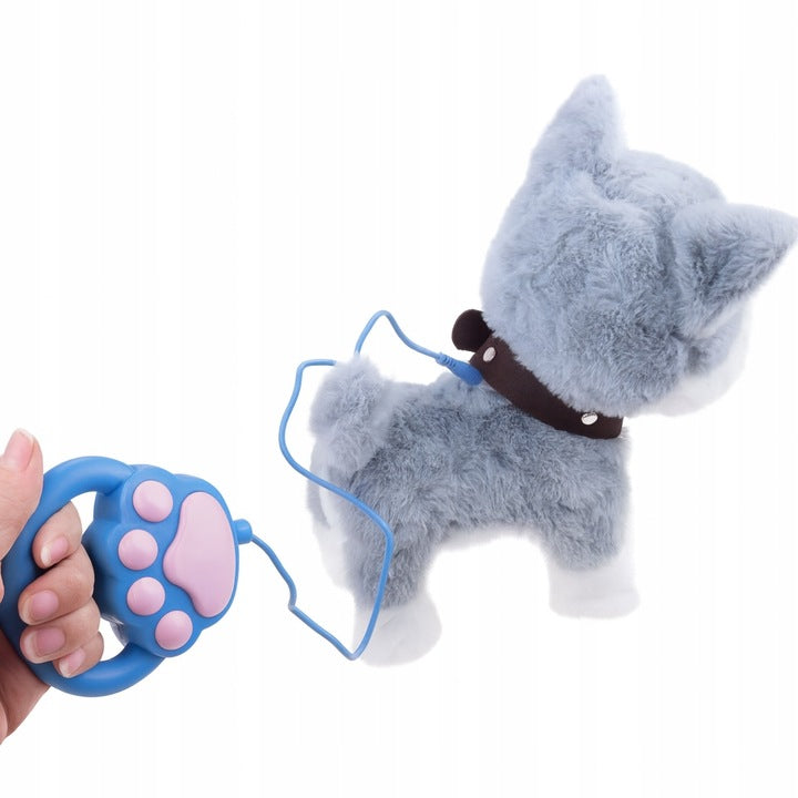 Interaktywny Pies Husky na Smyczy