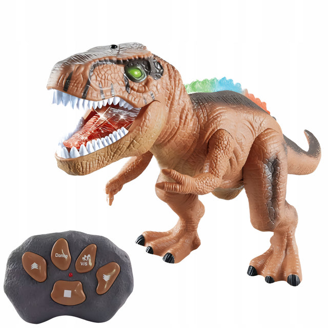 Interaktywny dinozaur LED