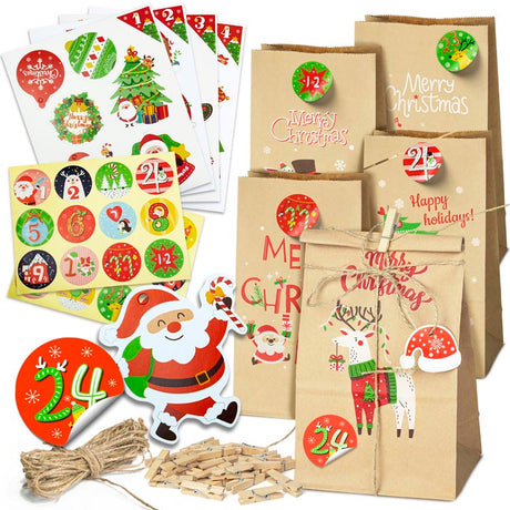 Kalendarz adwentowy DIY Kolorowy Lama