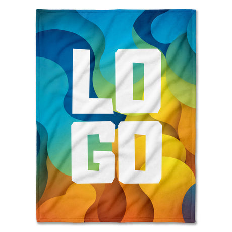 Koc plażowy z indywidualnym nadrukiem LOGO 150x200 cm