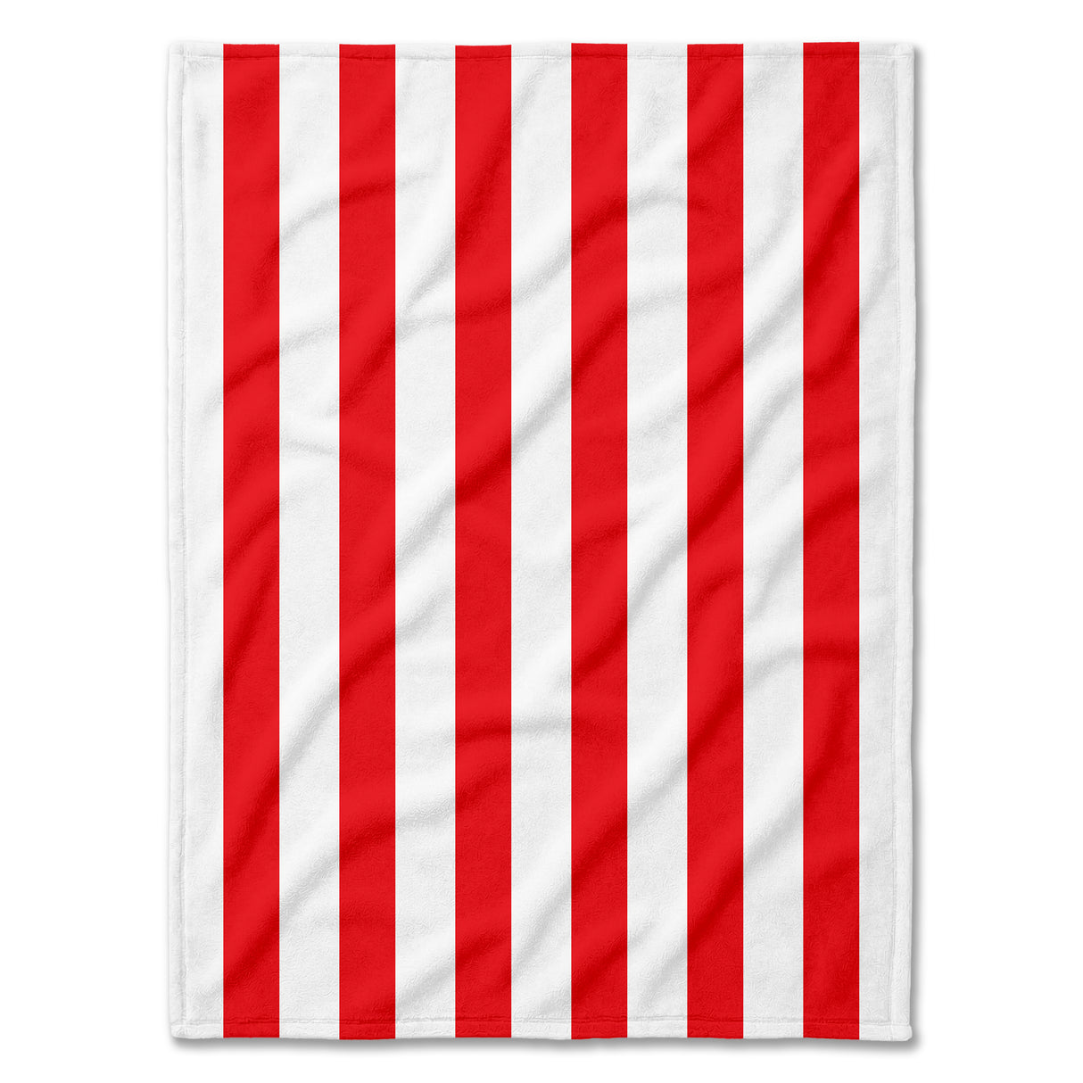 Koc plażowy 150x200 cm w paski - Różne kolory Czerwony