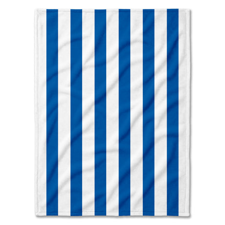 Koc plażowy 150x200 cm w paski - Różne kolory Granatowy