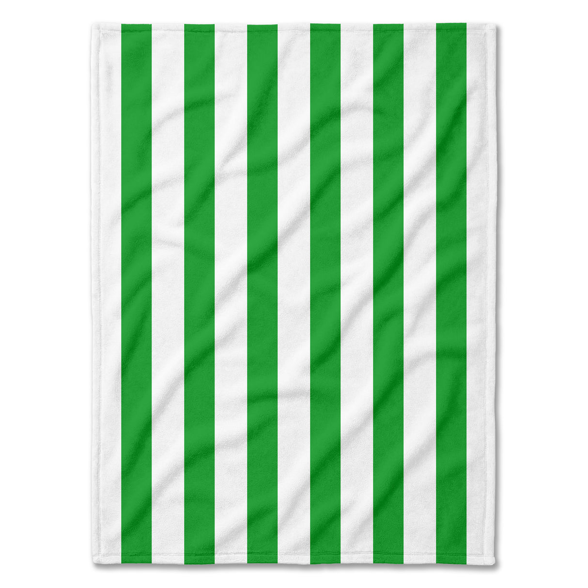 Koc plażowy 150x200 cm w paski - Różne kolory Zielony