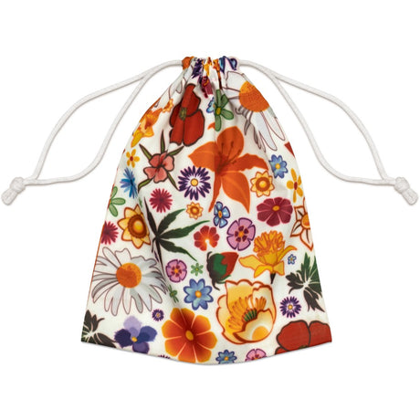 Worek Poliestrowy Kolorowy 25x30cm Kwiaty