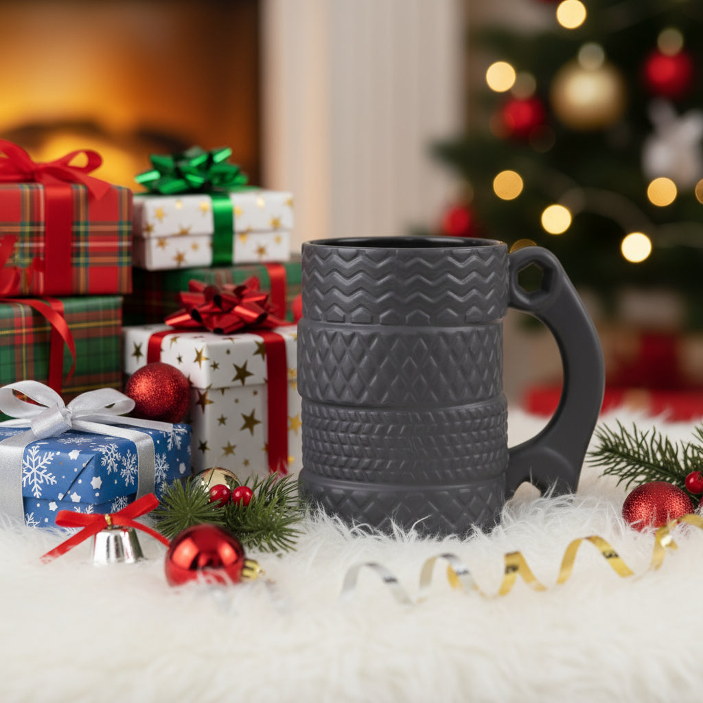 Czarny kubek dla MECHANIKA 450 ml