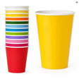 Kubki papierowe 250 ml miź kolorów 60szt.