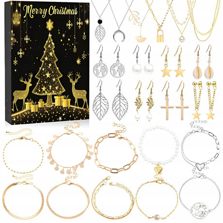 Kalendarz Adwentowy z biżuterią