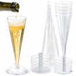 Kieliszki plastikowe do Szampana 120ml 10szt.