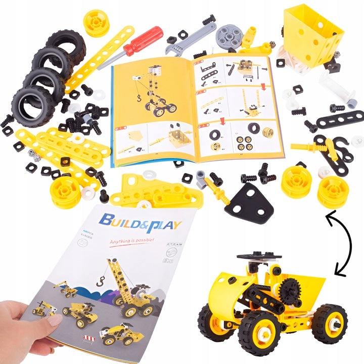 Klocki konstrukcyjne 8w1 100el.