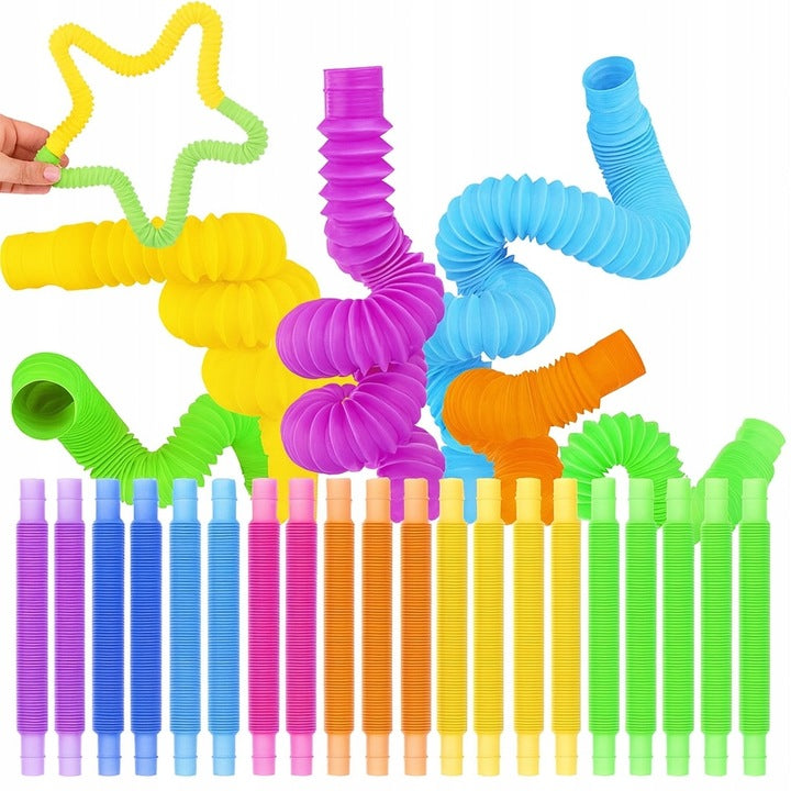 Kolorowe rurki sensoryczne 20szt.