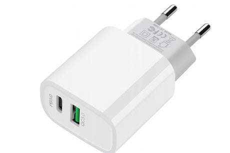Szybka ładowarka sieciowa do telefonu USB i USB-C