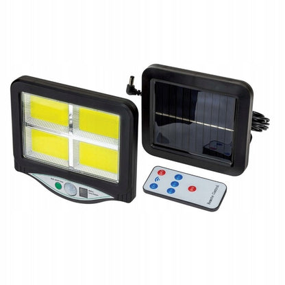 Lampa solarna czujnik ruchu zmierzchu + panel