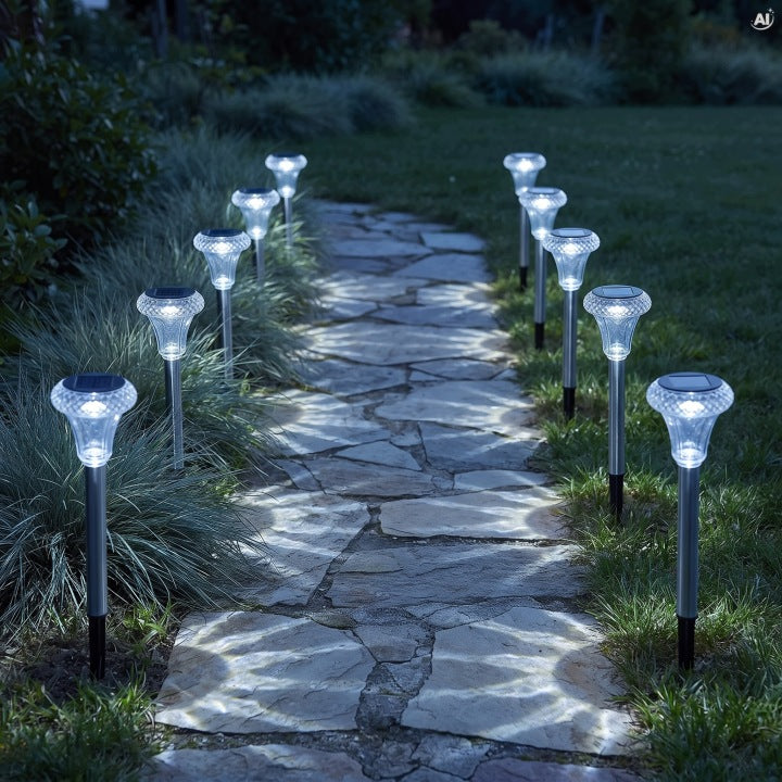Lampki ogrodowe solarne LED 10szt.