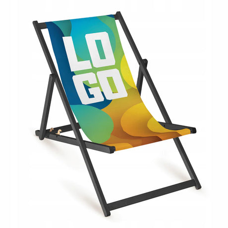 Leżak REKLAMOWY Czarny