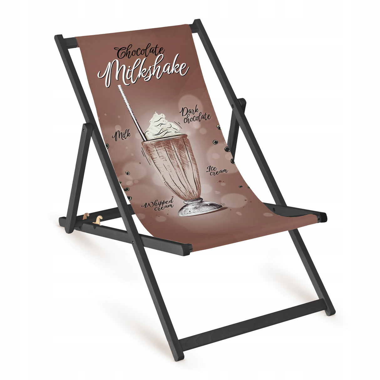 Leżak drewniany CHOCOLATE MILKSHAKE