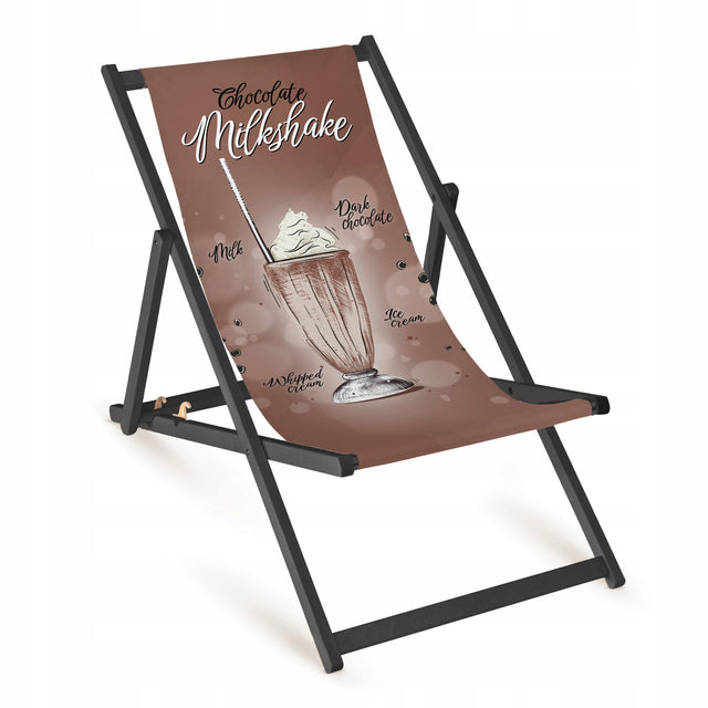 Leżak drewniany CHOCOLATE MILKSHAKE