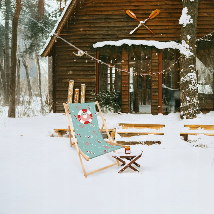 Leżak Zimowy Drewniany COOL SANTA