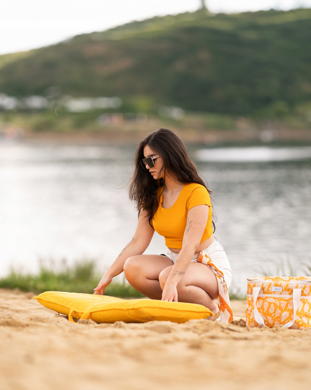 Leżak podróżny składany leżanka REKLAMOWY z własnym LOGO