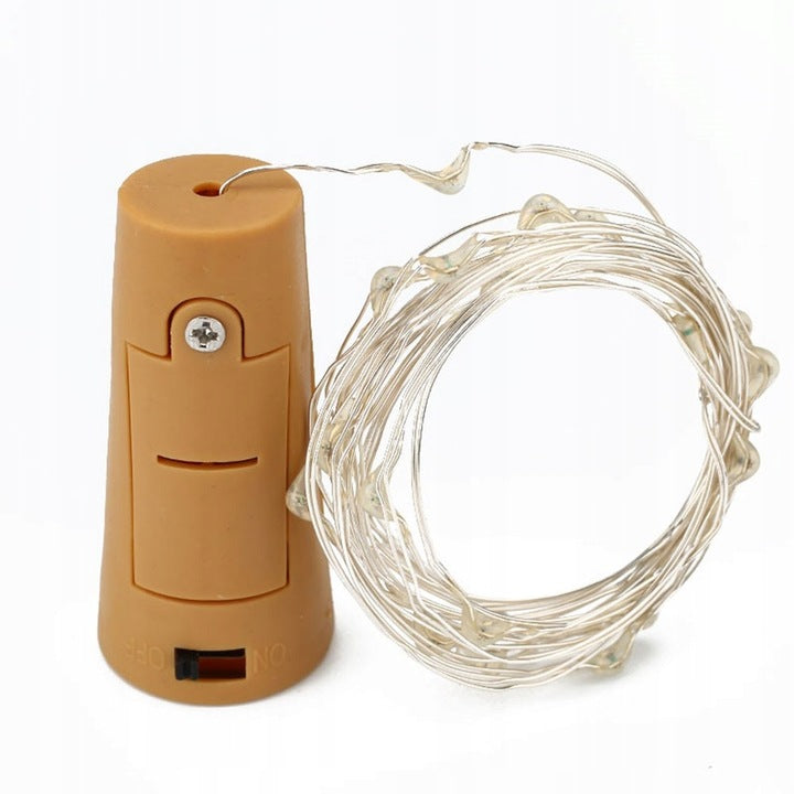 Lampki LED do butelki z korkiem
