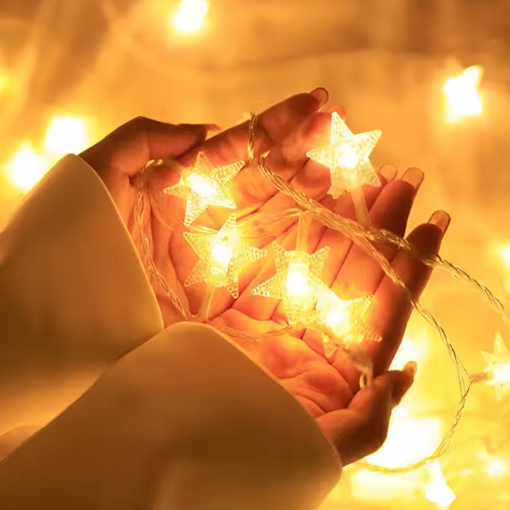 Lampki choinkowe LED Gwiazdki