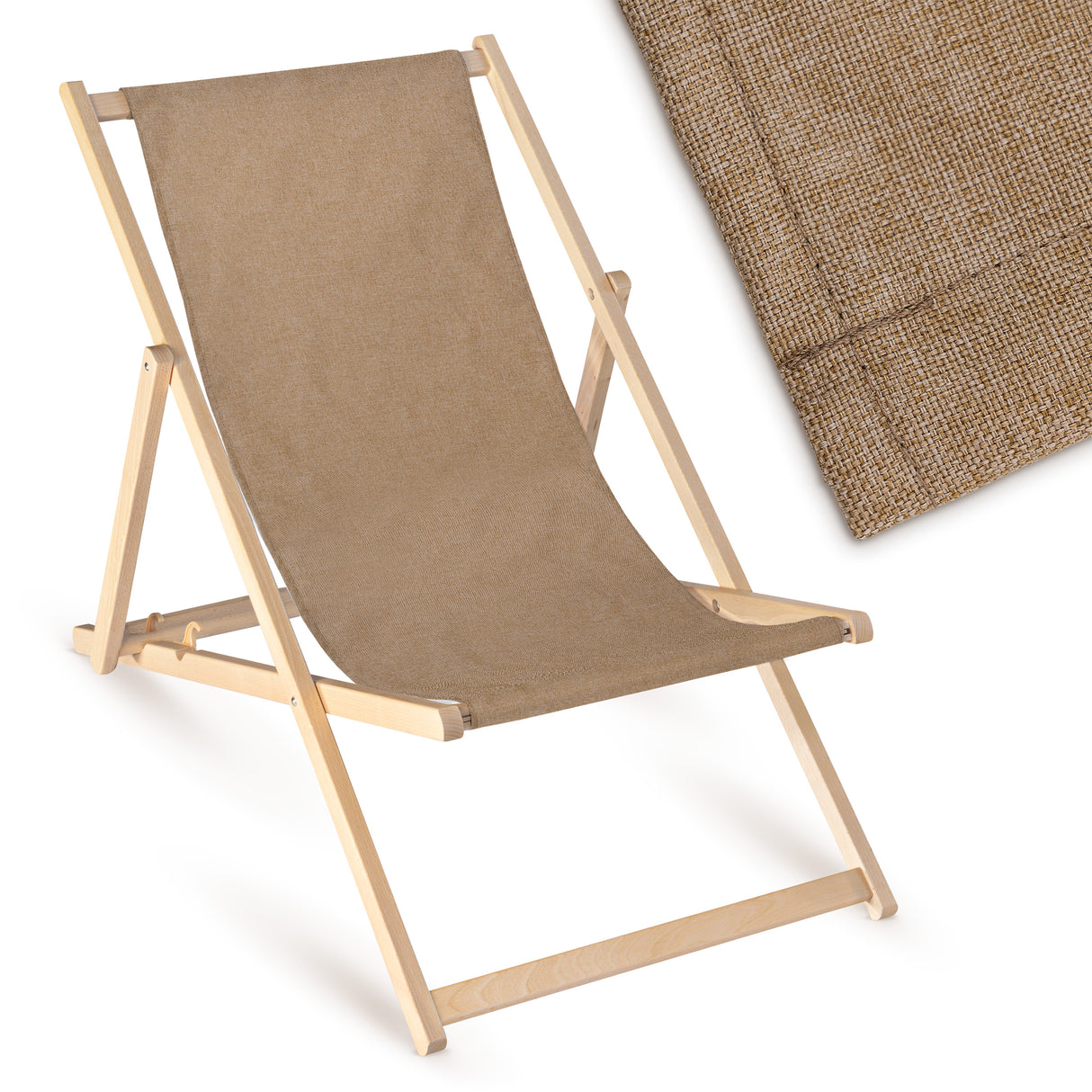 Leżak drewniany Len