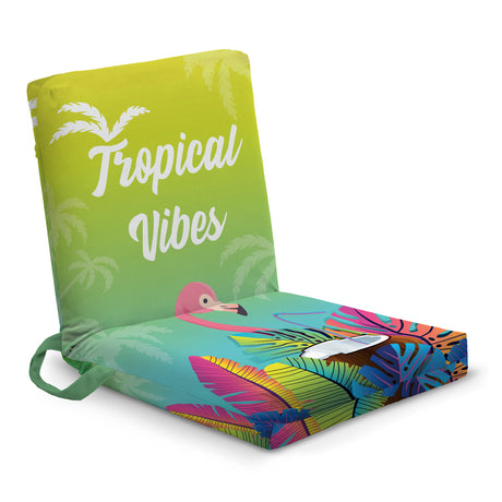 Leżak podróżny składany leżanka TROPICAL VIBES