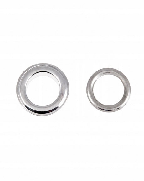 Metalowe oczka kaletnicze srebrne 12 mm z podkładkami 10szt.