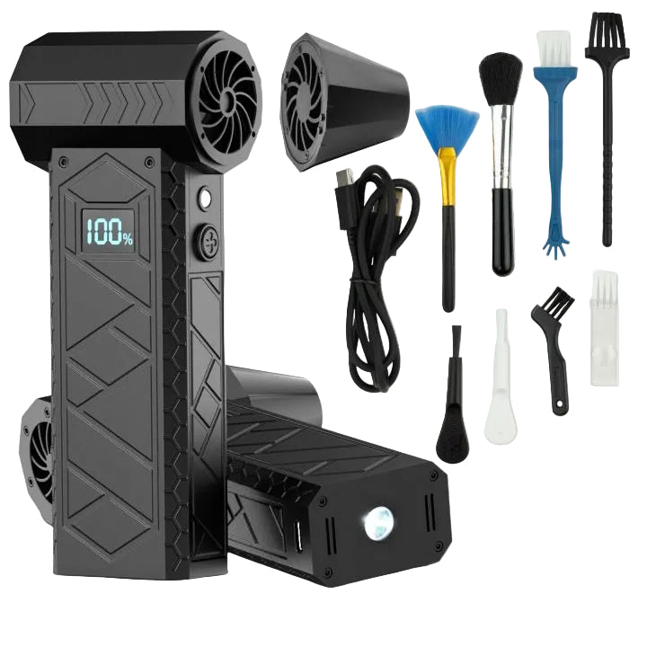 Mini Dmuchawa Wielofunkcyjna Turbo 4 biegi z ekranem LED