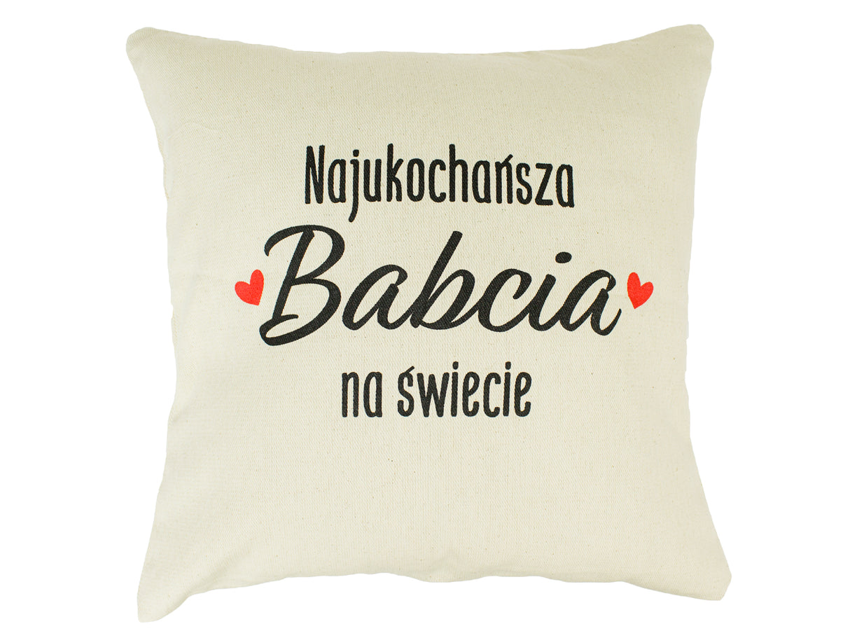 Poduszka na Dzień Babci - Najukochańsza babcia na świecie