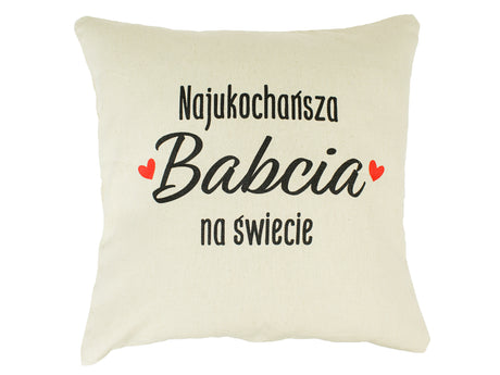 Poduszka na Dzień Babci - Najukochańsza babcia na świecie