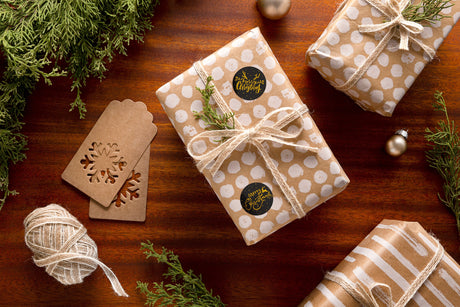 Naklejki Merry Christmas Czarno-złote