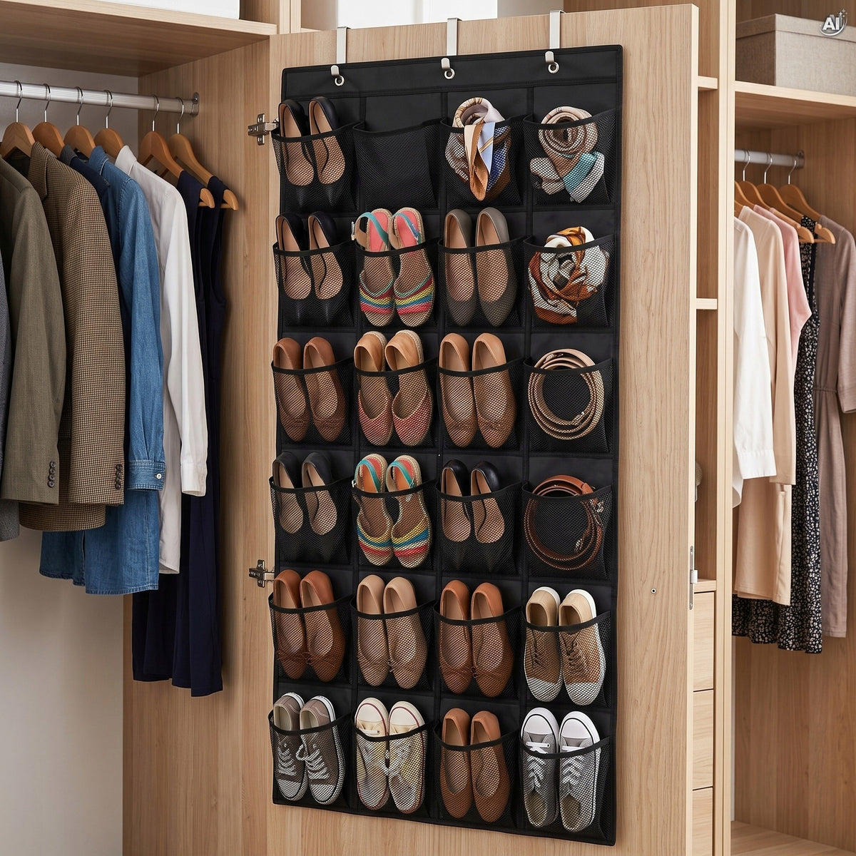 Wiszący organizer 160x47 cm na drzwi