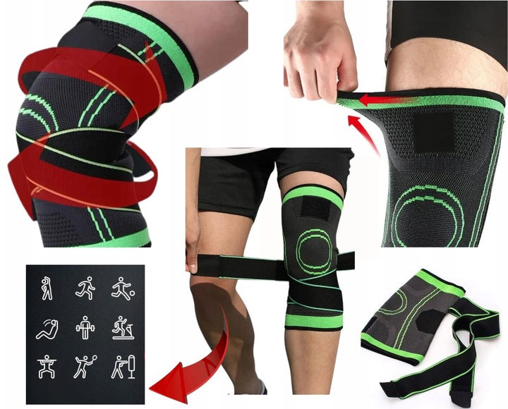 Orteza Kolana Stabilizator ze Wsparciem Rzepki