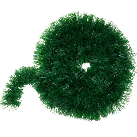 Girlanda sztuczna choinkowa ŁAŃCUCH zielony 4m