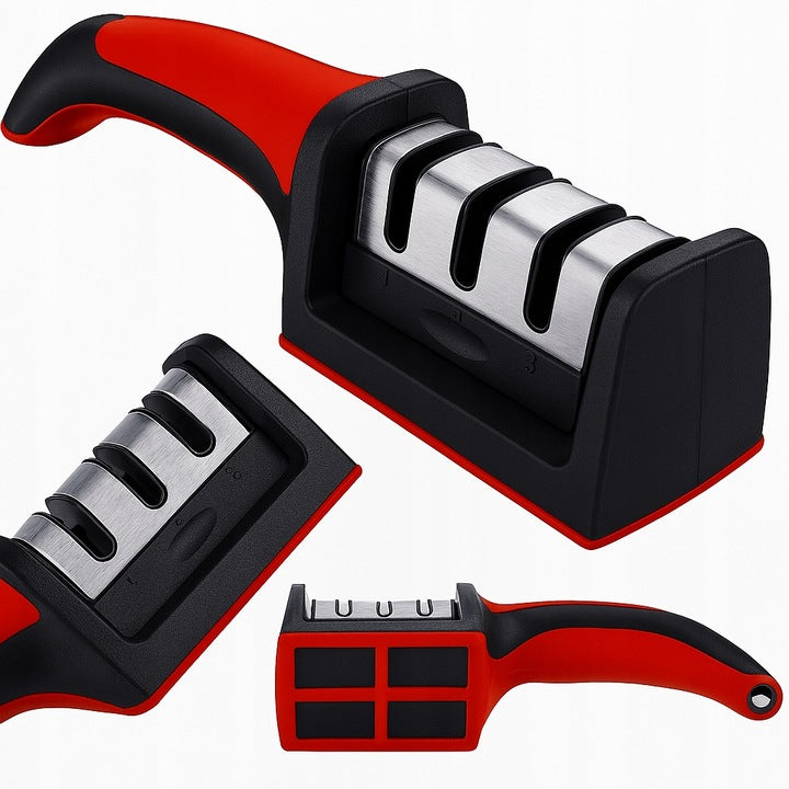 Ostrzałka 3w1 do noży kuchennych i nożyczek