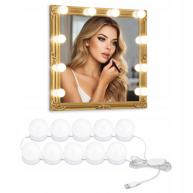 Oświetlenie LED do lustra 10 szt.