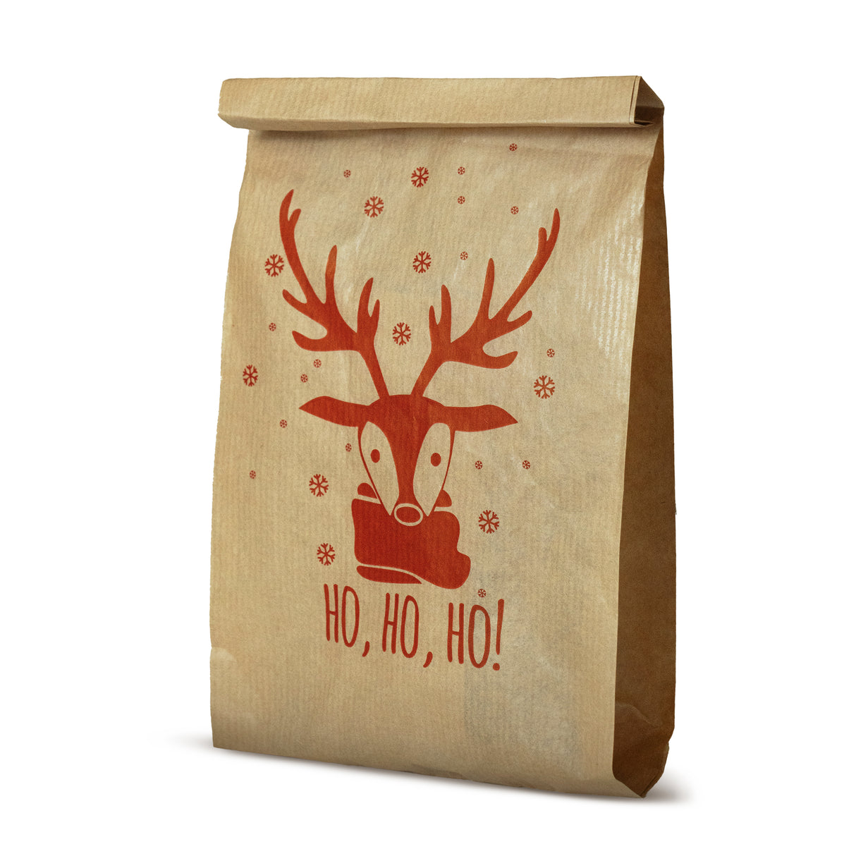 Torebka papierowa świąteczna 160x60x290mm Renifer 50szt.