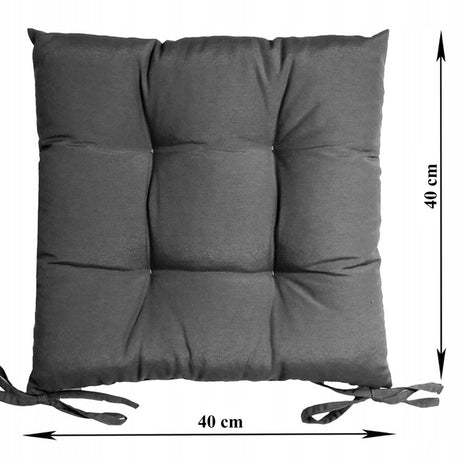 Pikowana poduszka ogrodowa na krzesło z wiązaniem 1szt.