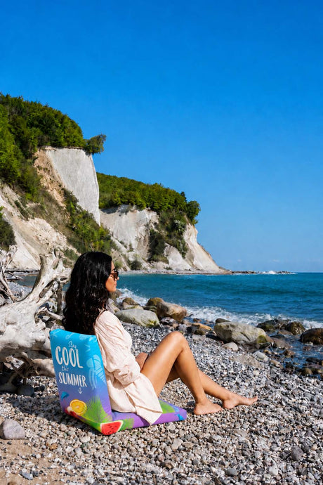 Leżak podróżny składany leżanka COOL SUMMER