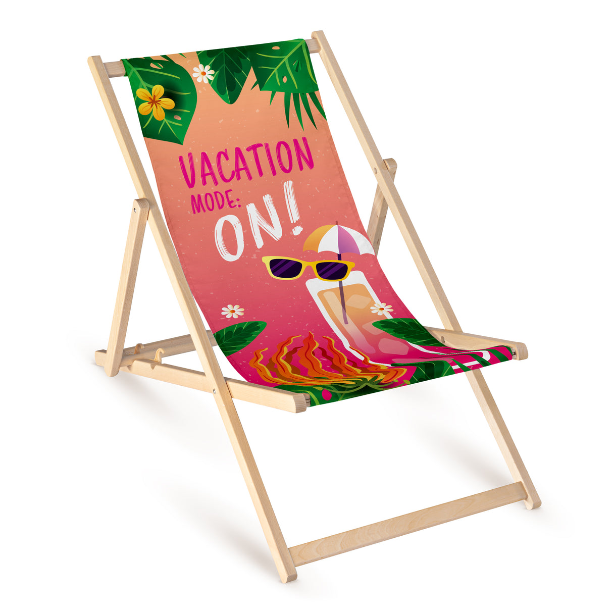Leżak drewniany VACATION MODE