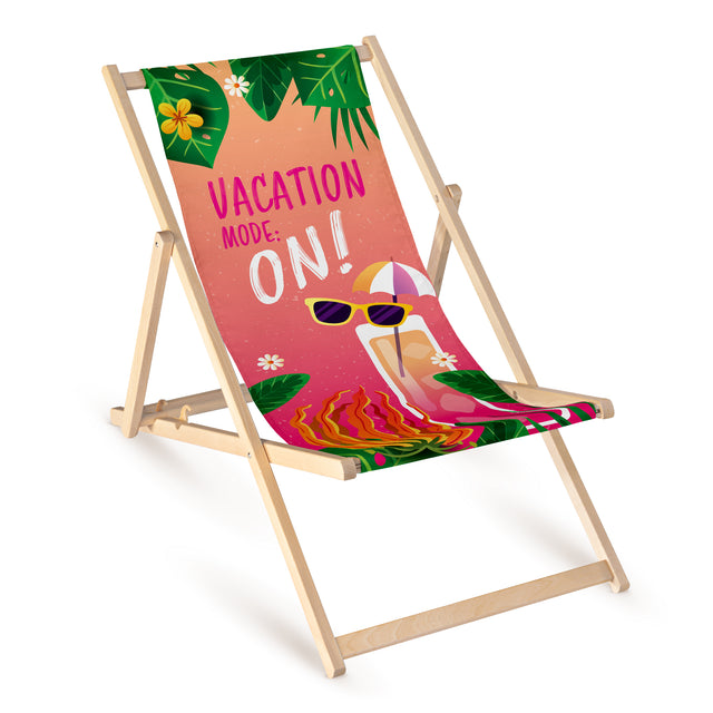 Leżak drewniany VACATION MODE