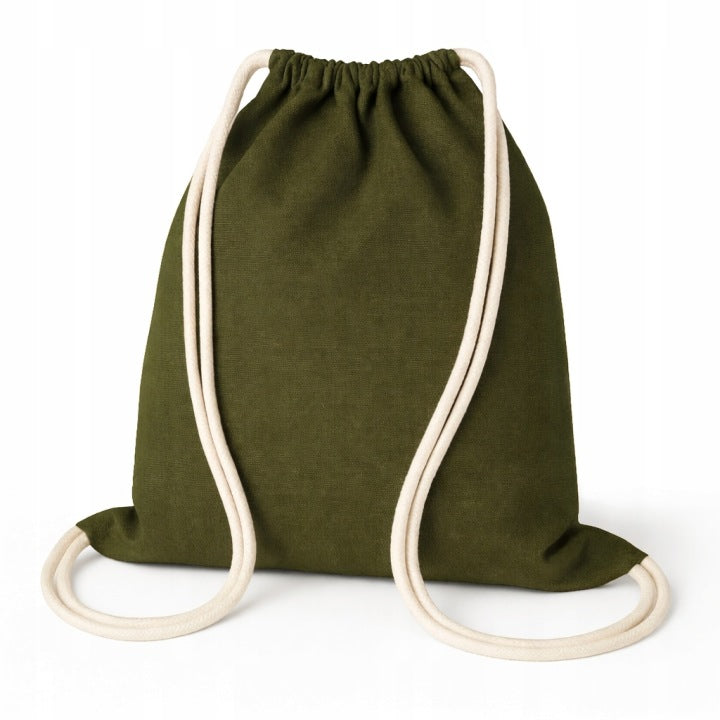 Plecak bawełniany 34x40 cm Khaki