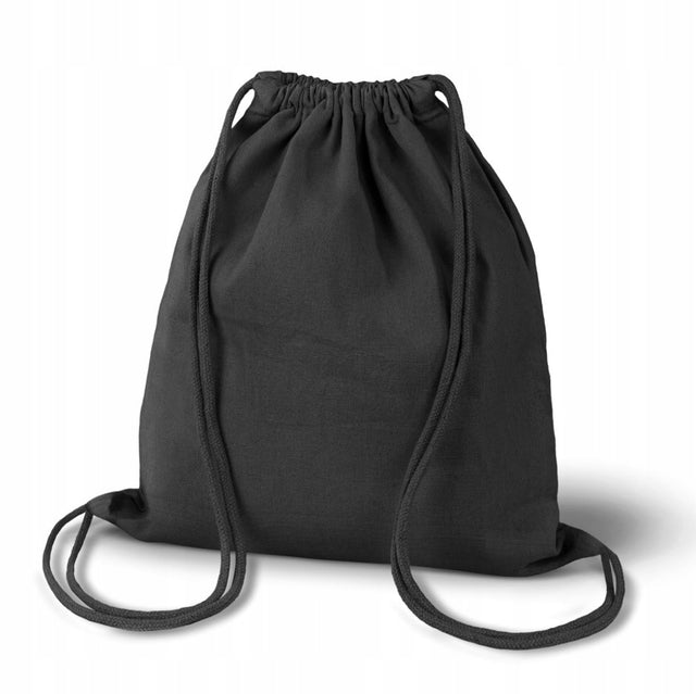 Plecak worek bawełniany 340x400mm Czarny 265g