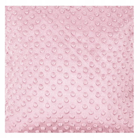 Tkanina Minky Różowa 1mb