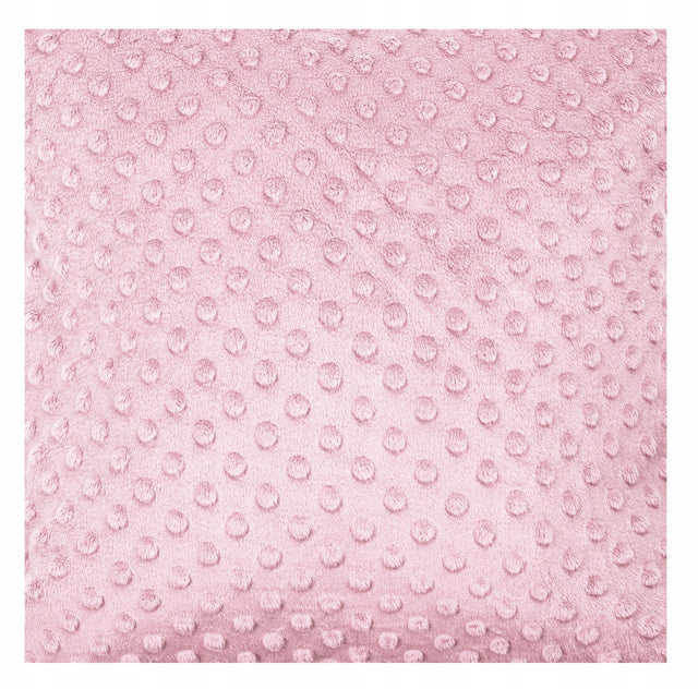 Tkanina Minky Różowa 1mb