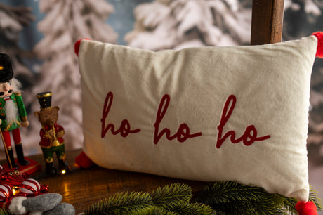 Świąteczna poduszka dekoracyjna Ho ho ho