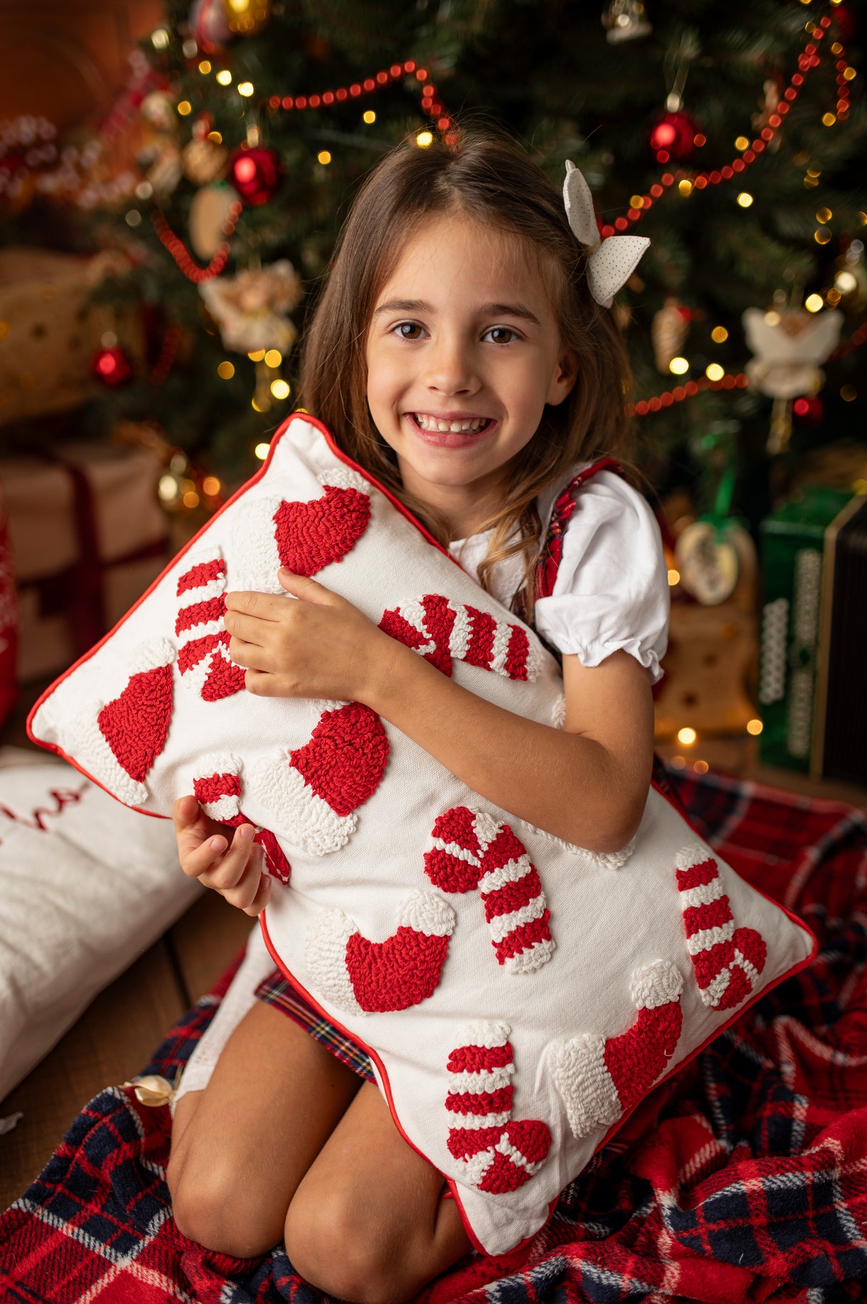 Świąteczna poduszka dekoracyjna Laski