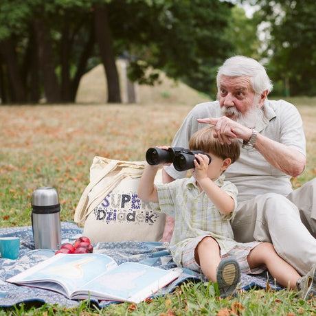 Torba Bawełniana Najukochańszy Dziadek na świecie Prezent na Dzień Dziadka Ecru